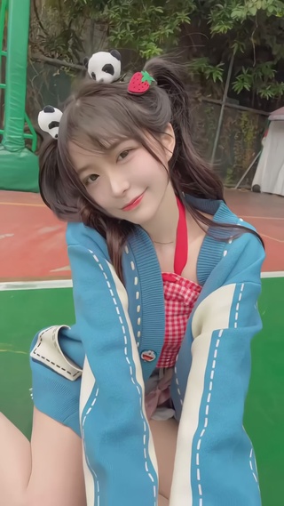 可爱篮球少女