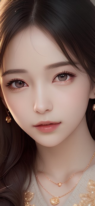 4k清纯可爱插画美女
