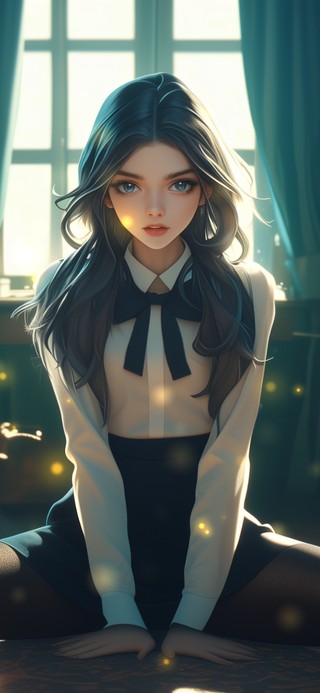 她如春天的第一朵花，清新脱俗