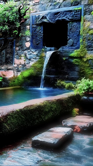 沉淀岁月的古院(治愈水声)