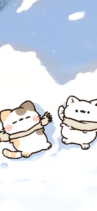冬雪小猫