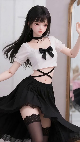跳舞的BJD少女