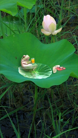 蛙蛙的幸福生活
周末喝酒赏花，下周继续捉虫养家，咕瓜咕瓜