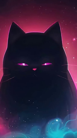 夜景猫咪