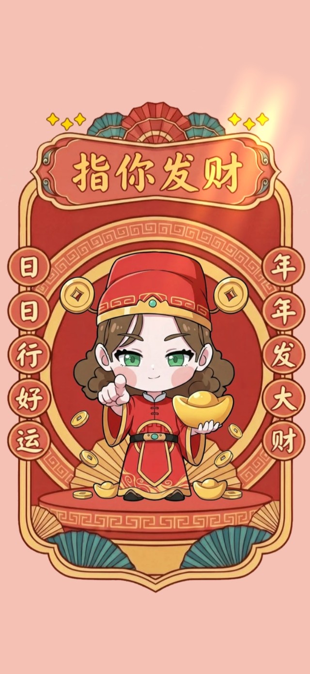 只你发财～发大财～行好运～