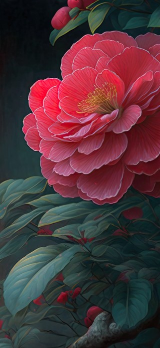玫瑰粉色花朵