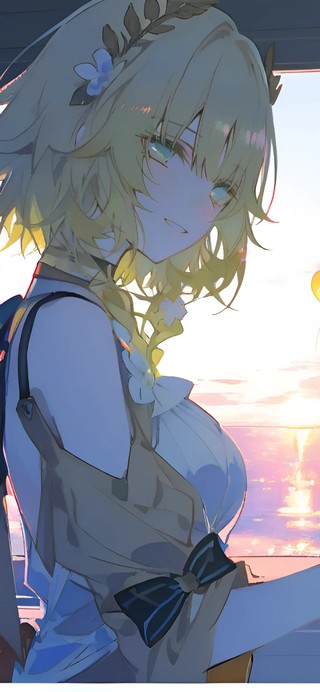 阿格莱雅-夕阳下的少女