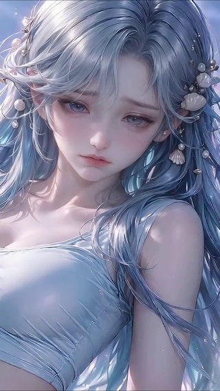 悲伤深海少女