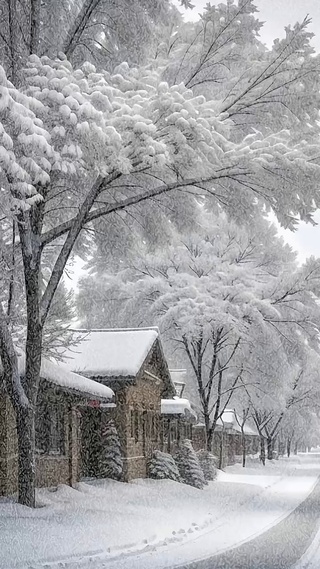 雪树银花