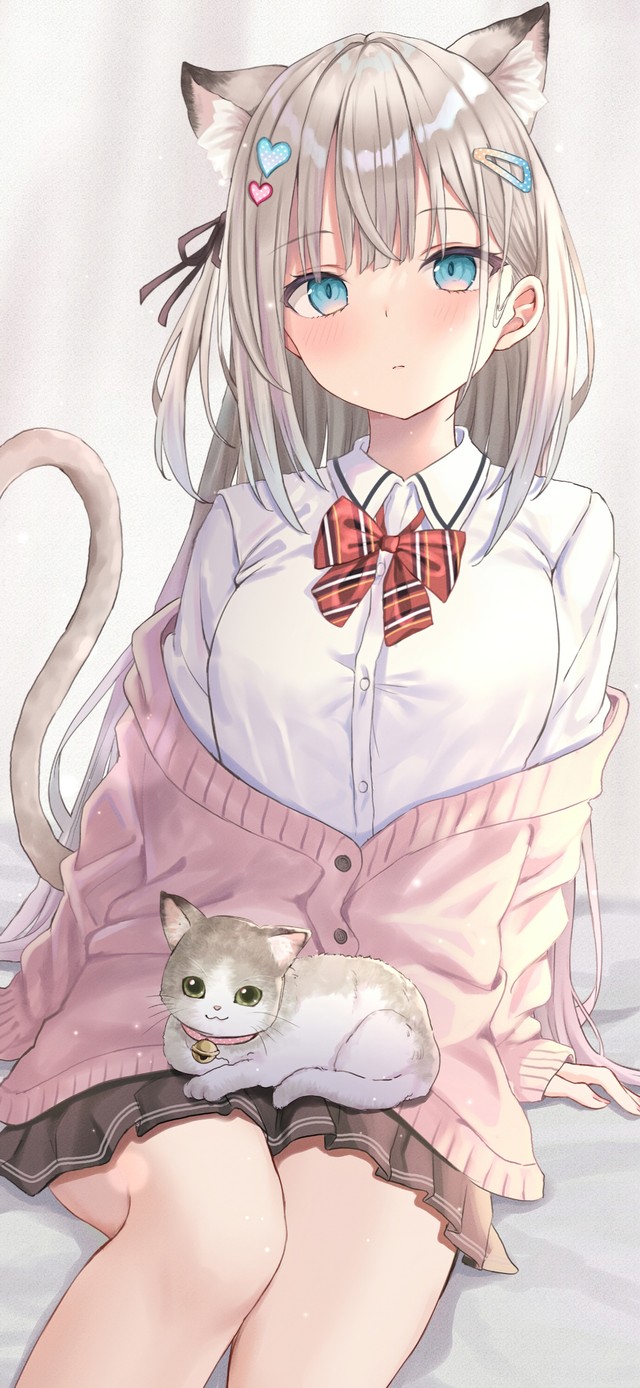 4K唯美清纯可爱猫耳少女