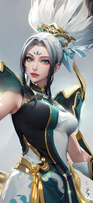 兰亭墨韵风女—迦娜
