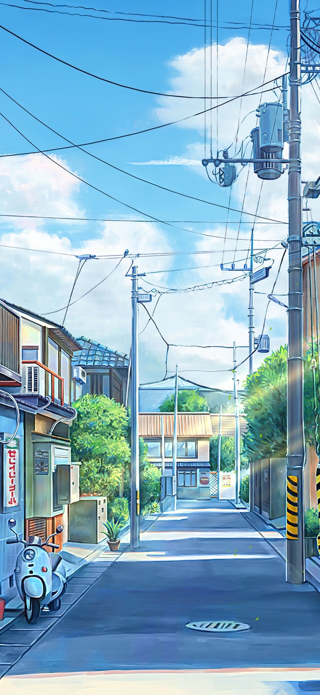 4K唯美治愈日系动漫街道