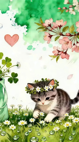 捡草打工猫猫