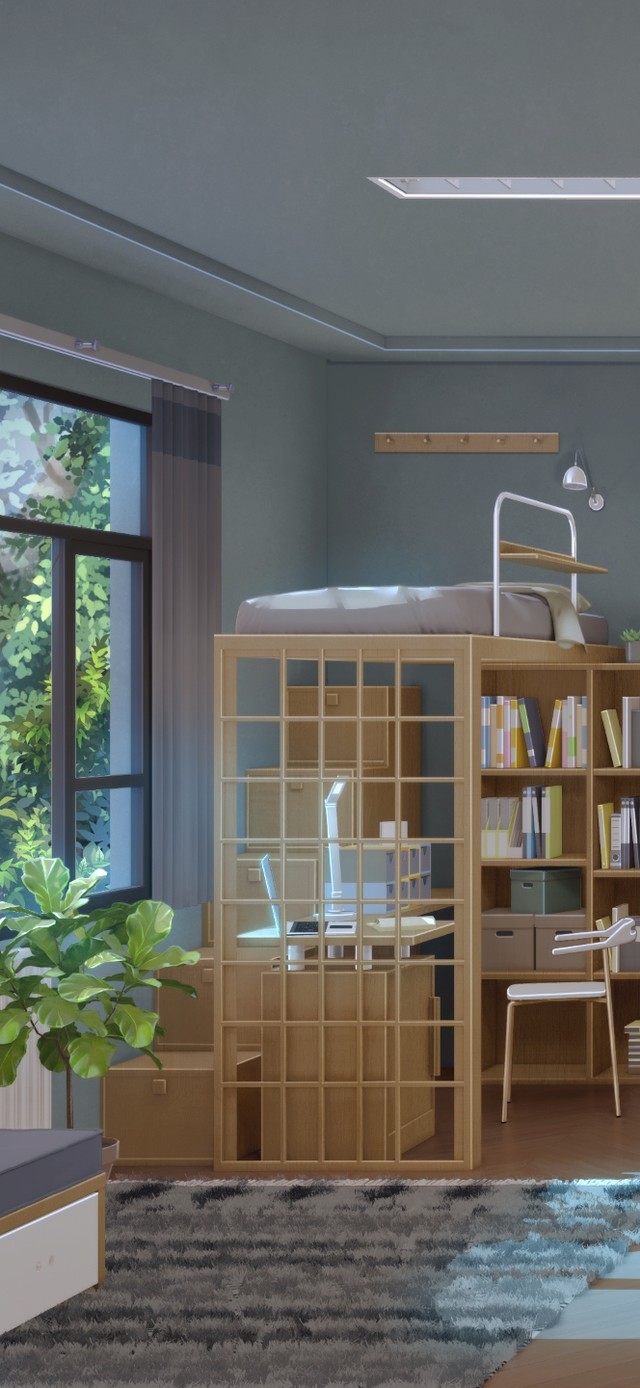 雨天的学生宿舍