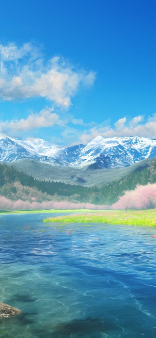 樱花湖畔