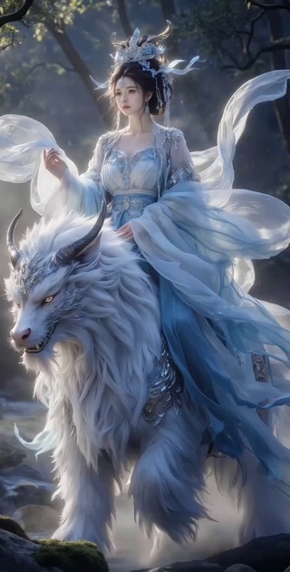 神兽  美女