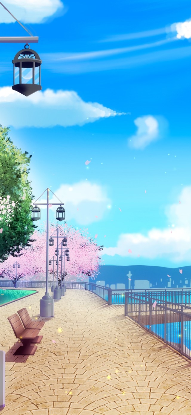 唯美治愈樱花小路