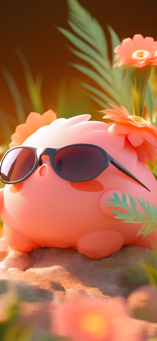 4K纯情猪猪酷壁纸平安一生