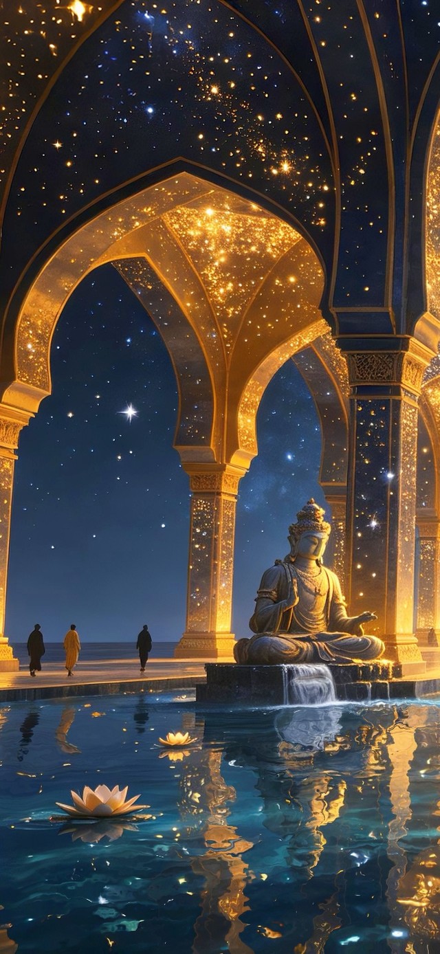 夜晚的神庙