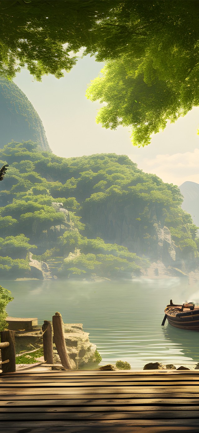 江南风景小帆