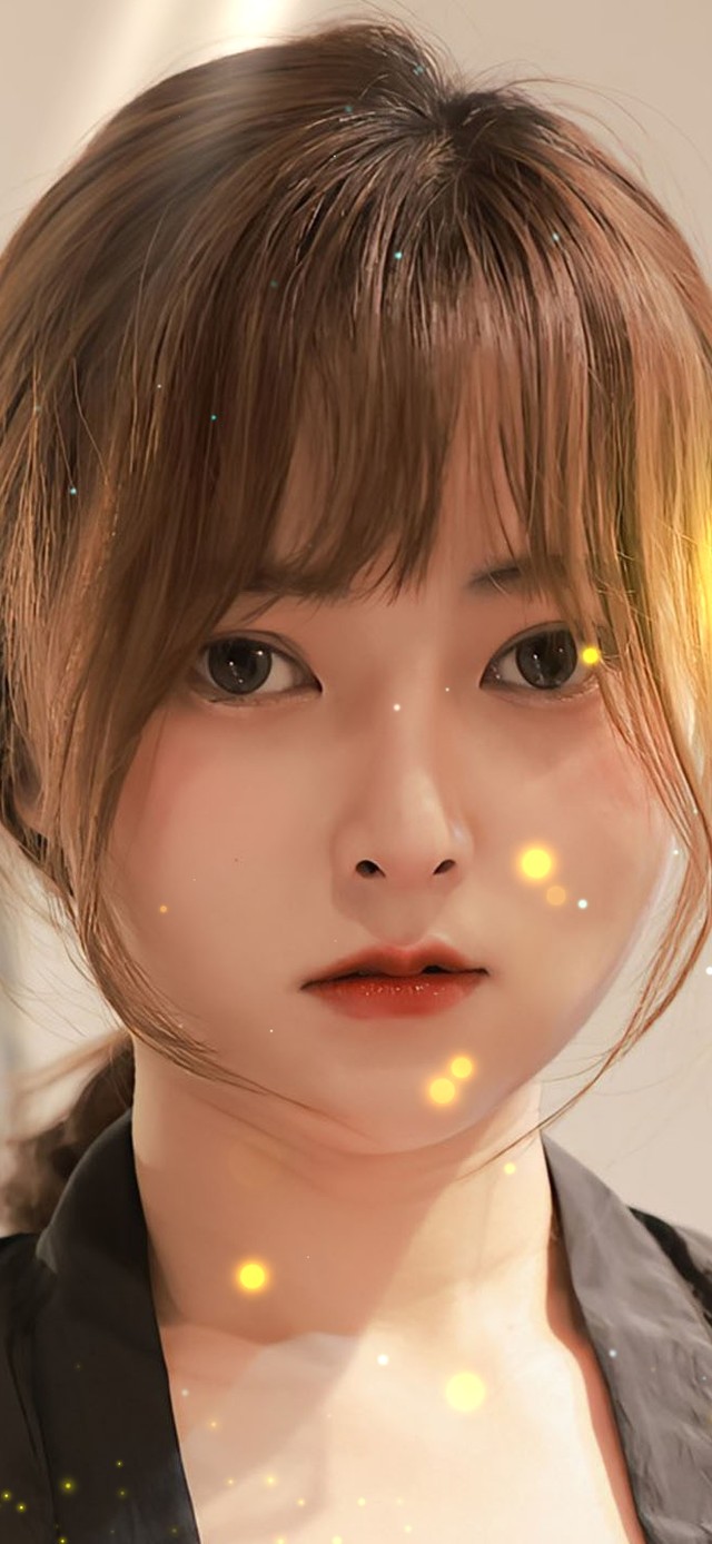 微胖清纯美女