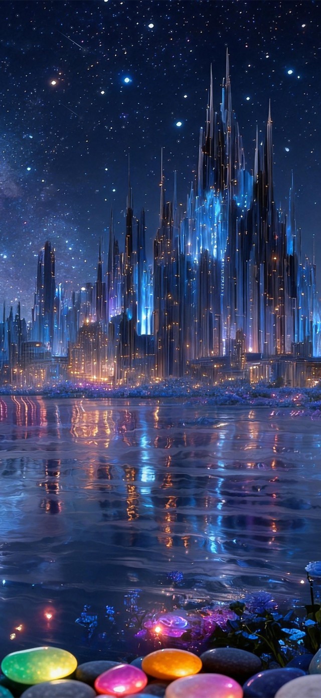 梦幻都市夜景