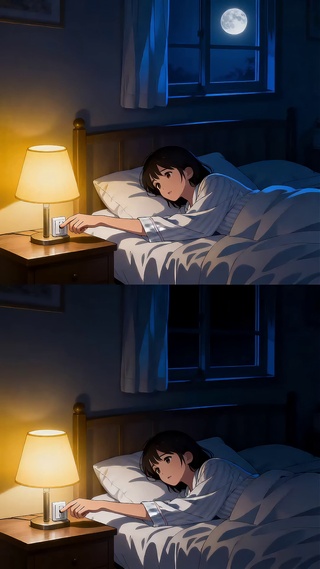 晚睡