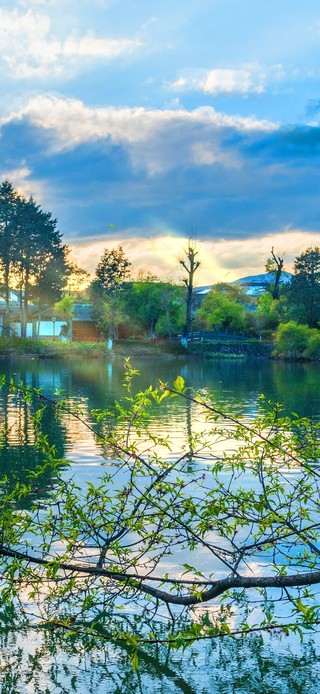 唯美湖泊美景