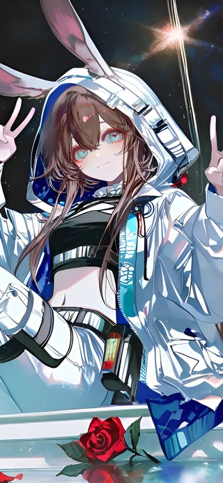 阿米娅（触及星辰）-4k插画