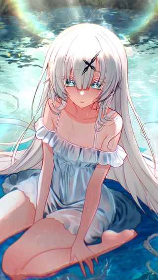 水中女孩