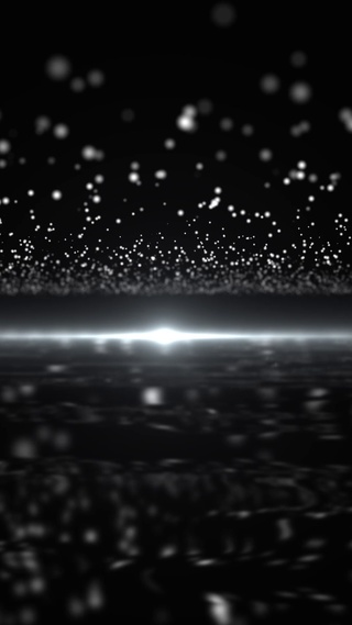 白色粒子流动水面