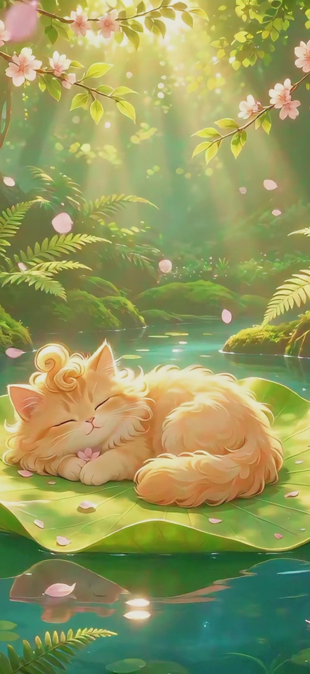 森林中的小猫