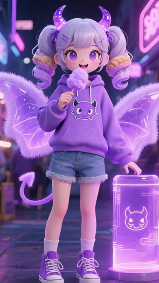 梦幻紫色系