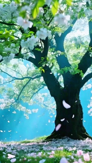 唯美治愈花瓣4K