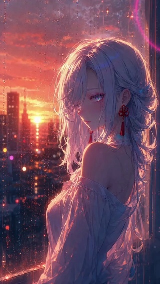 雨窗暮色