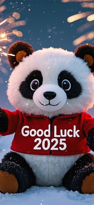 2025可爱毛绒熊猫