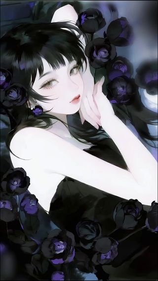 倦眠夜蔷的少女