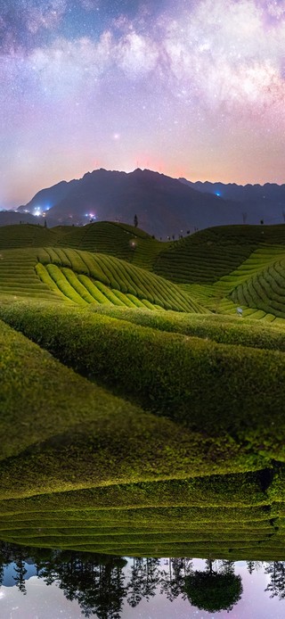 茶山星空夜景