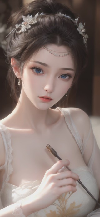 唯美清新古风美女