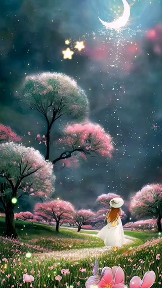 流星逐月