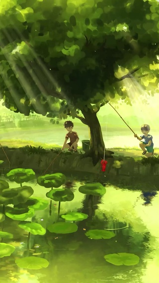 【插画】童年记忆钓龙虾