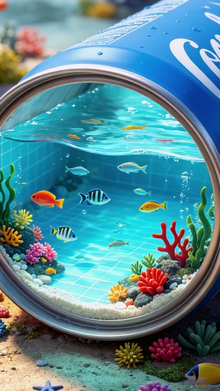 易拉罐里的海洋世界