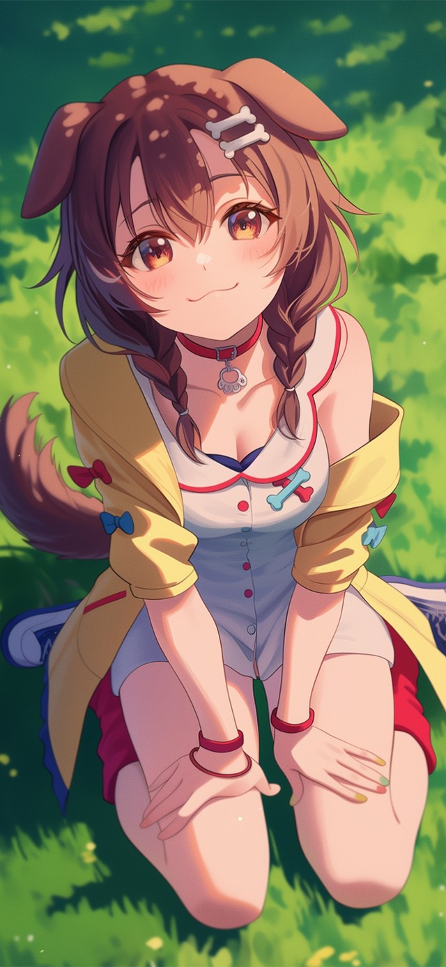 夏日可爱女孩