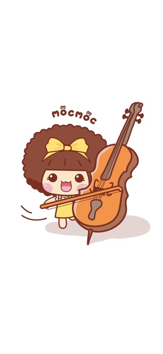 萌萌小可爱拉提琴