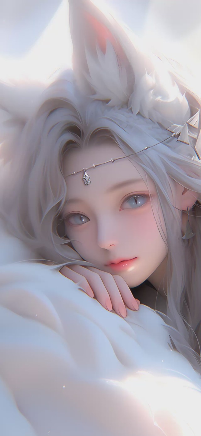 4k唯美可爱猫耳美少女