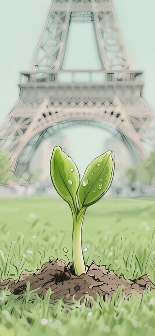 邂逅一抹清新绿