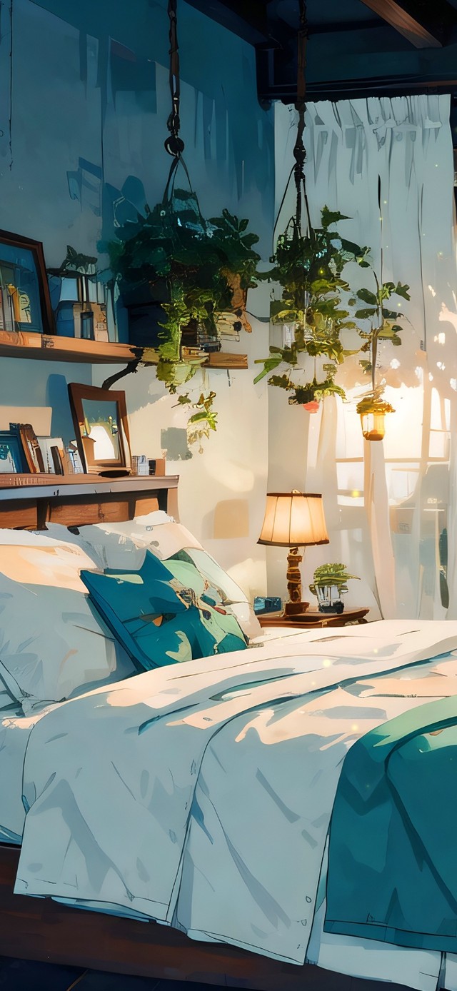 4k安静的山间卧室