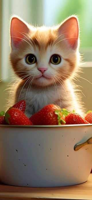 草莓猫咪