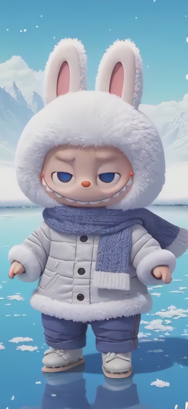 冬天可爱拉布布