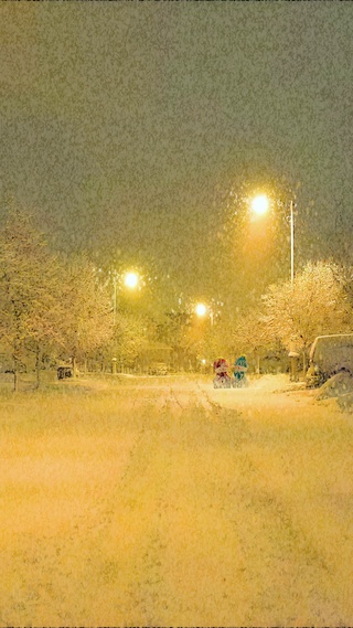 治愈雪人雪景